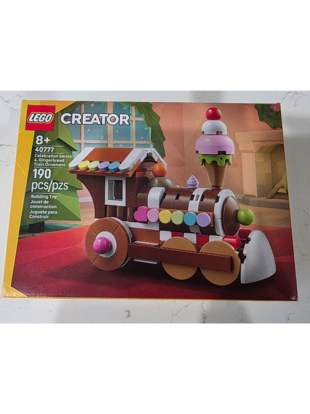 New Sealed LEGO Creator 40777 Gingerbread Train Ornament Building Toy Retired